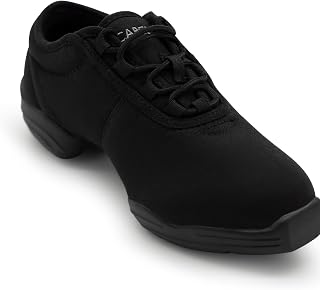 Capezio Canvas Dansneaker Split-Sole Dance Sneakers - Padded Comfort, Effortless Spin for Ballet & Modern Dance