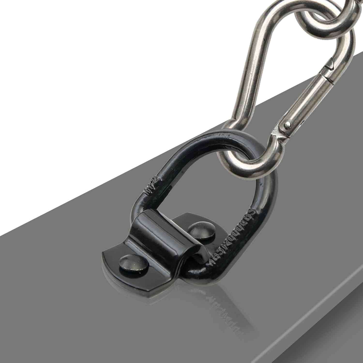 1/2" Heavy Duty Forged D Ring, 12000Lbs Break Strength Tie Down Anchors Hooks, for Trailers, Trucks, and Cargo Tie Downs (Bolt-On, 8 Pack) - Image 7