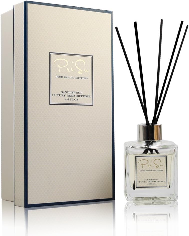 Fragrances Essential Oils Reed Diffuser - Sandalwood Aromatherapy 4 fl oz