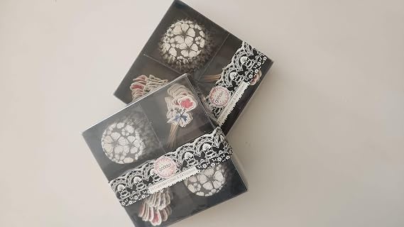 48 Parça Cupcake Süsleme Seti – 24 Adet Desenli Kek Kağıdı ve 24 Adet Dekoratif Kürdan Süs (Topper) – Doğum Günü ve Parti İçin Kek Pişirme Seti