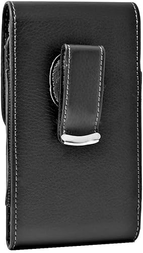 Miniatura 2 de Funda vertical compatible con Samsung Galaxy J3 2018, J3 Star, Amp Prime 3, J3 V 2018 o J3 Aura, una funda de transporte de cuero grande, se adapta