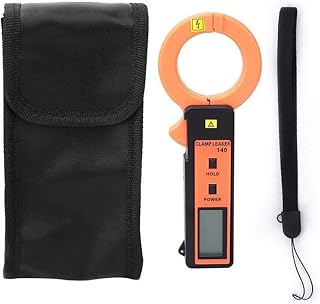 JF-XUAN Digital Clamp Meter, Portable High Precision Mini Non-Contact Clamp Leakage Current Meter Clamp Leaker with LCD Display Digital Clamp Electrical Tester