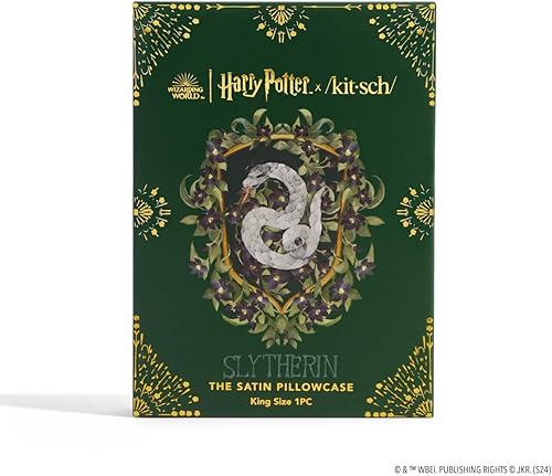 Vista 31 de Kitsch x Elf - Funda de almohada de satén con cremallera de tamaño queen/estándar, para el cabello y la piel, funda más suave que la seda, lavable a