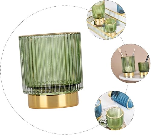 Miniatura 4 de EXCEART Cubo de almacenamiento Cepillo cosmético Organizador de lápiz de escritorio Cepillo de maquillaje Orgnaizer Papelería Organizador de tazas