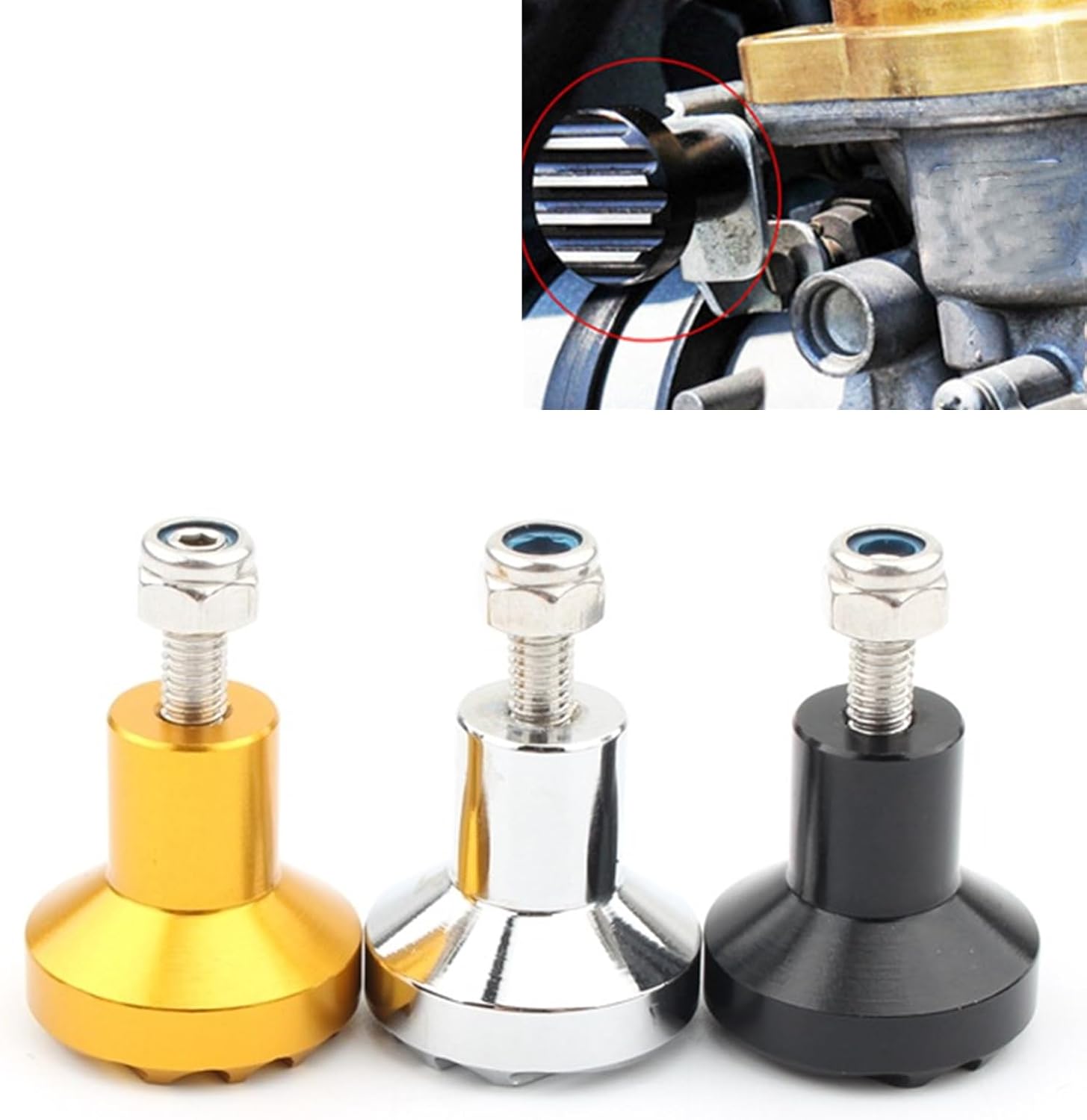Motorcycle Carburetor Choke Knob For Triumph Scrambler Thruxton 900 Bonneville T100 Gold/Black/Chrome