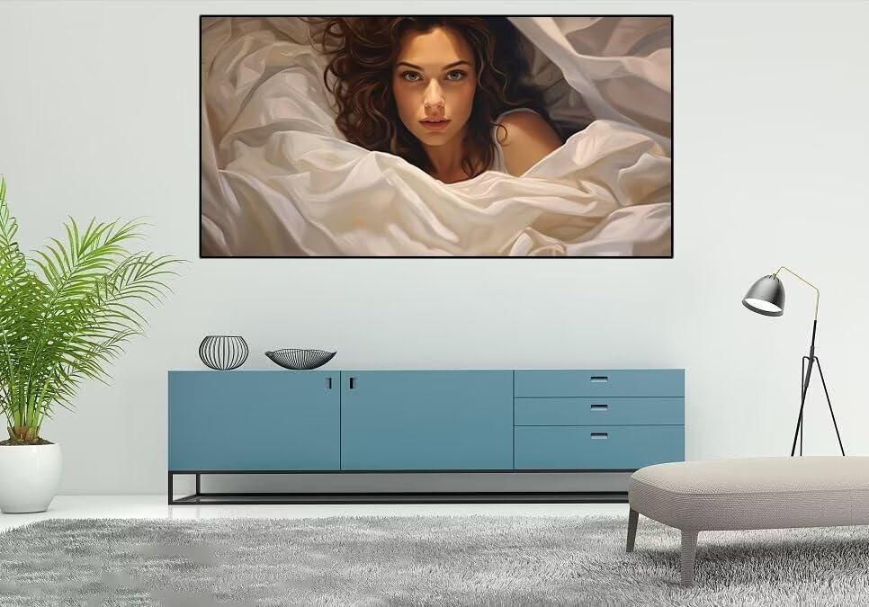 Diamond Painting Belle Fille 70x140 cm - Kit Peinture Diamant Complet Adultes