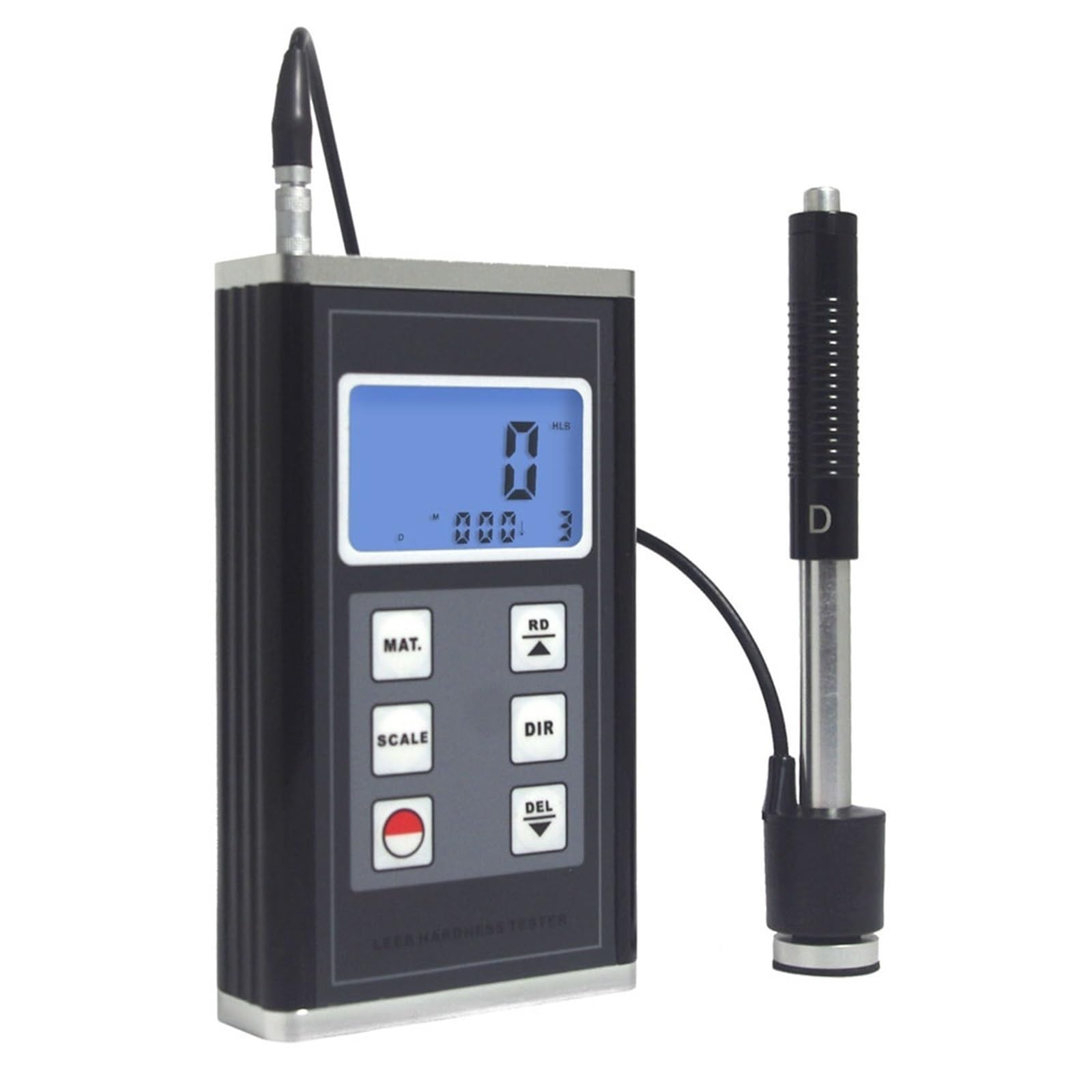 JVDDI Portable Leeb Hardness Tester Different Common Materials Steel Copper Nodular Cast Iron Durometer