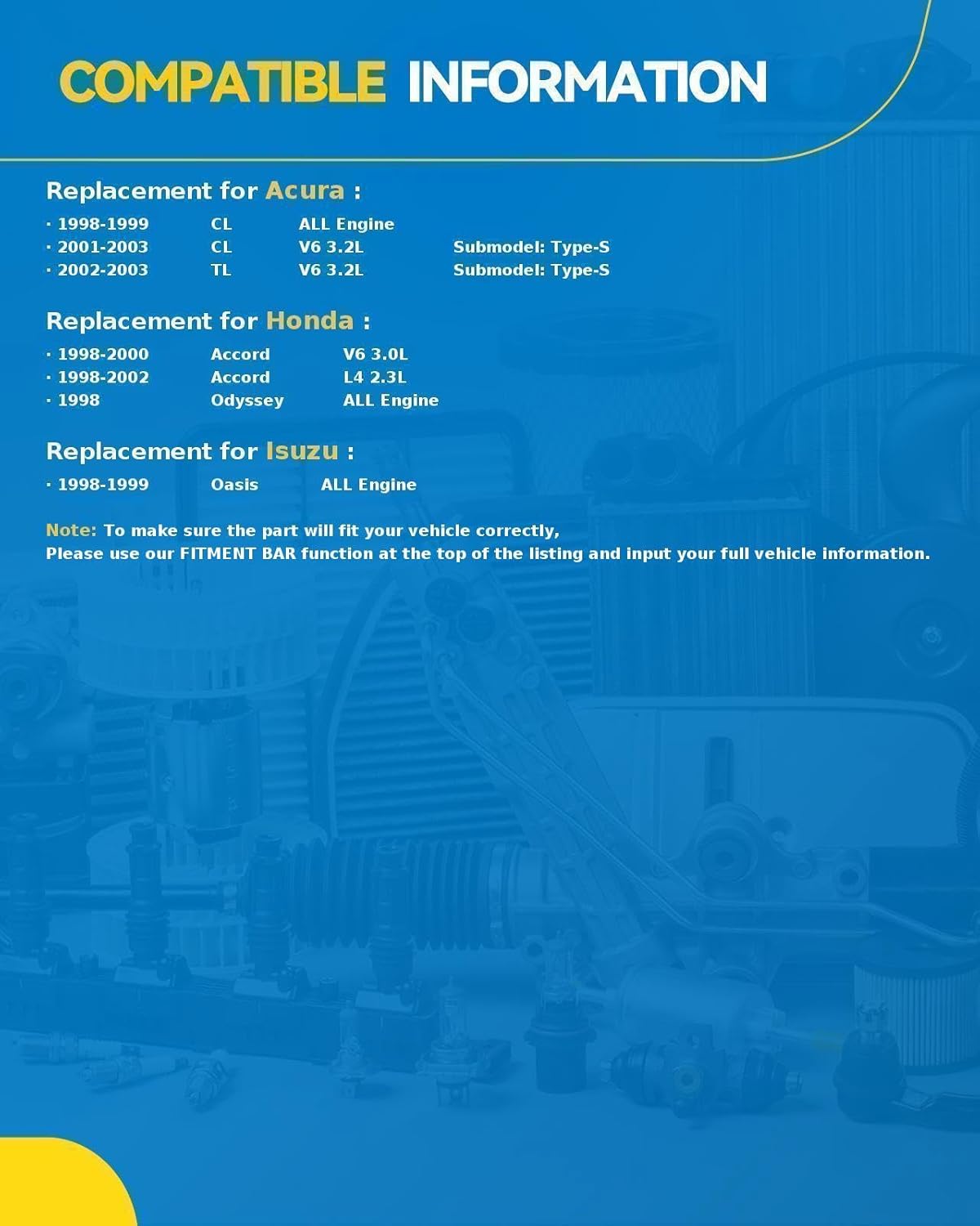 PHILTOP M390418 Brake Master Cylinder Assembly Replacement for Honda Accord 1998-2002, Acura CL 1998-1999 2001-2003, Acura TL 2002-2003, Honda Odyssey 1998, Isuzu Oasis 1998-1999