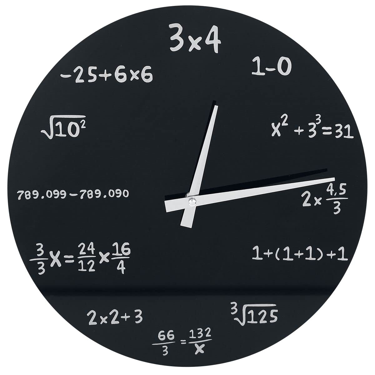 Horloge Murale Billard Out Of The Blue - 30.5cm - Boules De Billard Heures - Cadre PVC - Pile AA Non Fournie