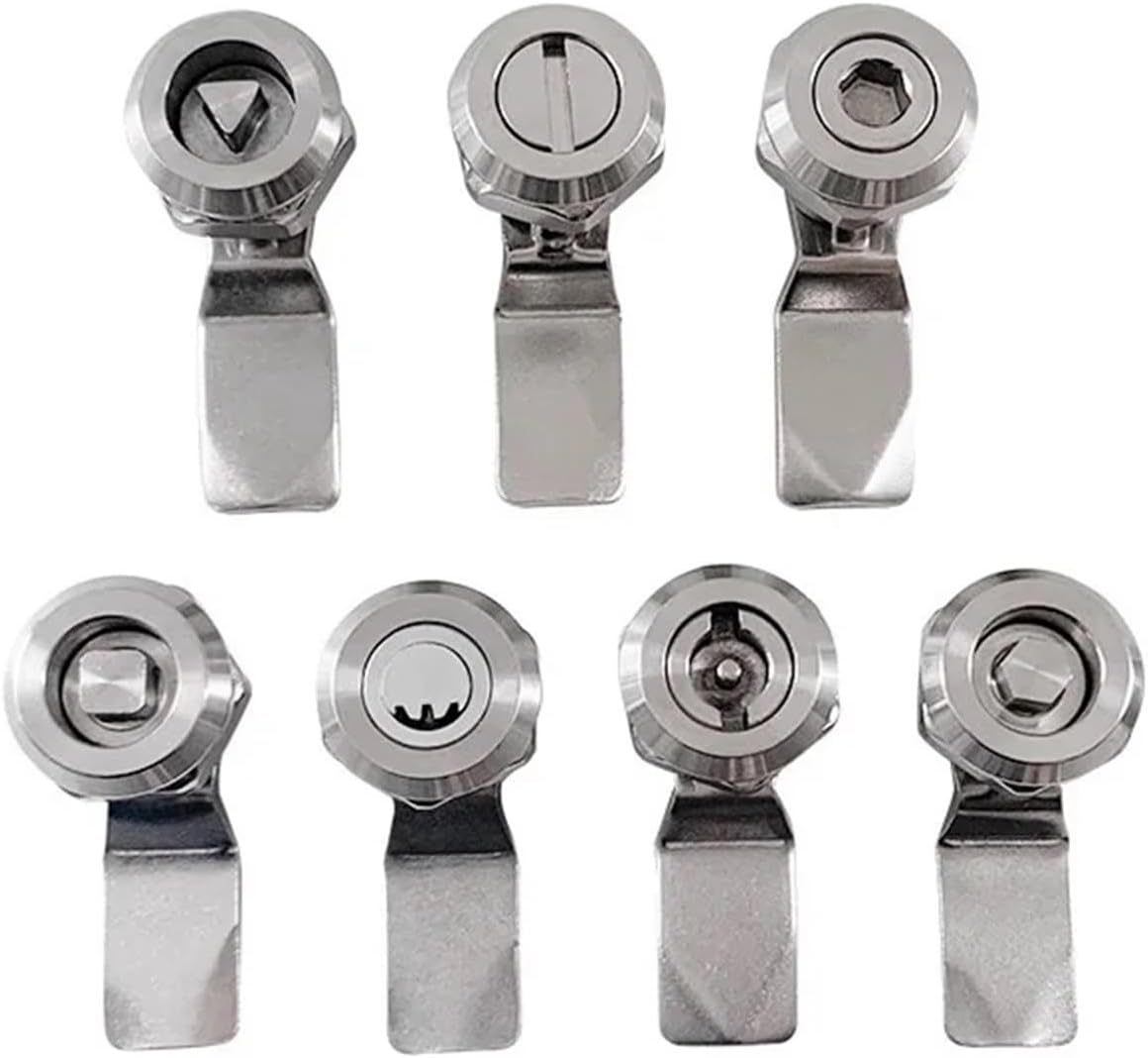 MS705 Series Stainless Steel Cam Lock Cinet Electronic Control Cinet Drawer Cupboard Locker Cinet Tools(3sets-airfoil-H7-k)
