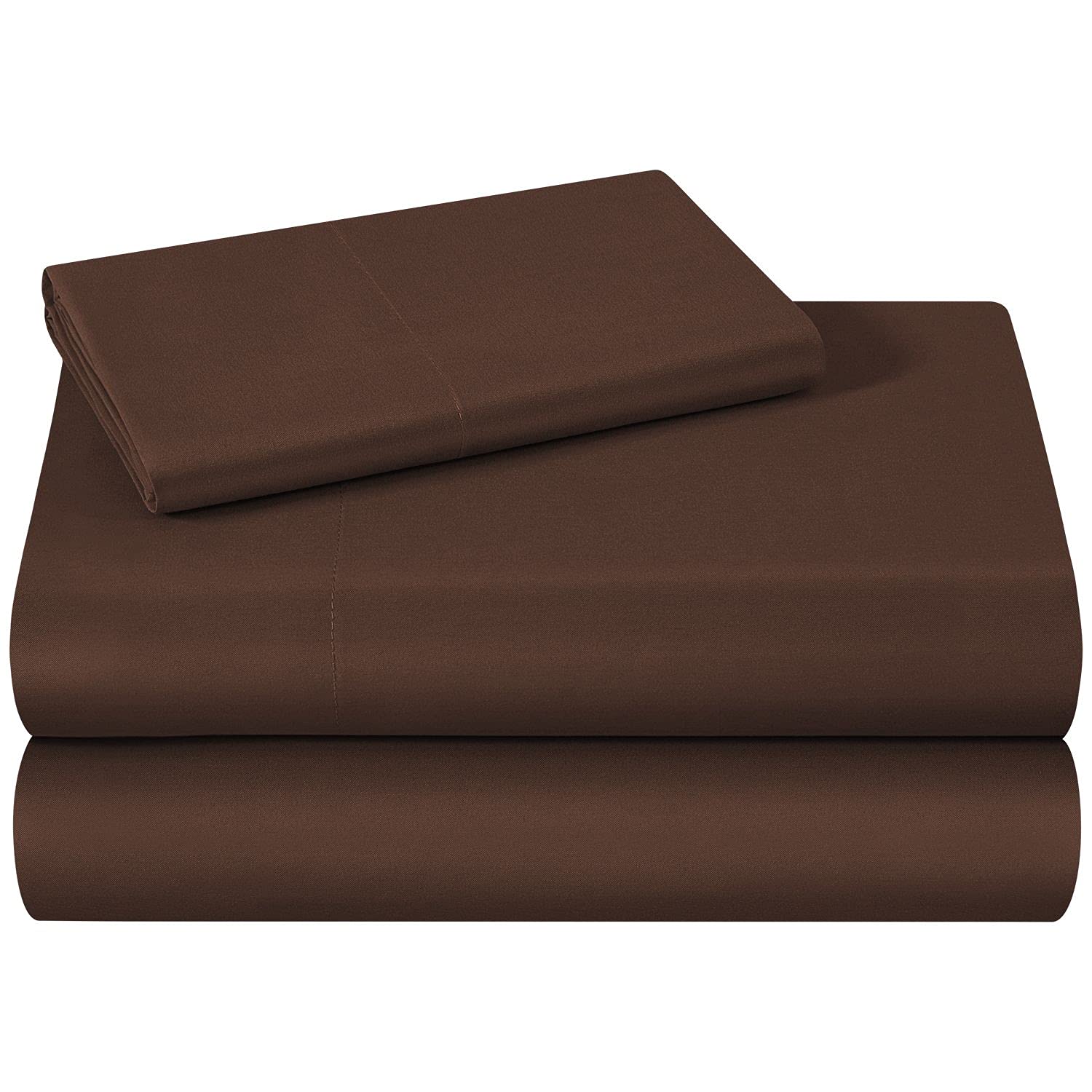 Draps anti-plis et grand bonnet HOMEIDEAS parure lit simple microfibre douce