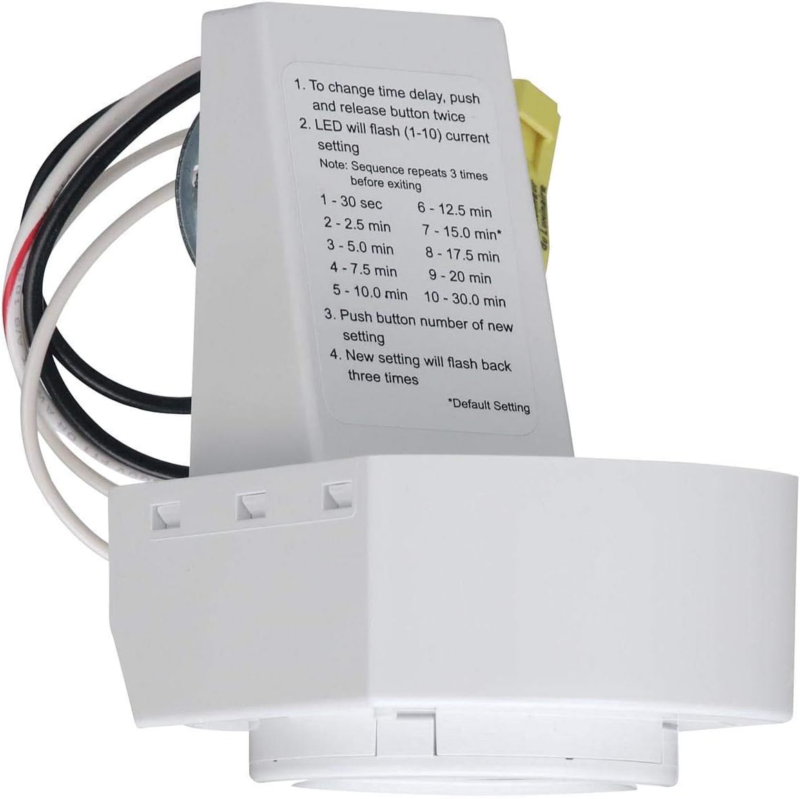 Lithonia Lighting IBE 18LM MVOLT 50K LED Linear High Bay, 5000k, 107 watts,Daylight & Sensor Switch MSX12 M4 360 Degree Multiple Fixture Mount Occupancy Sensor, White