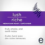 Ethical Bean Fairtrade Organic Coffee, Lush Medium Dark Roast, Whole Bean Coffee