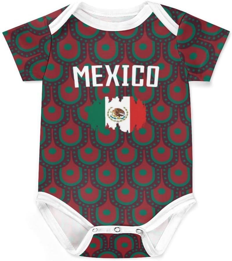 Gkqgzz Soccer Baby Jersey Soccer Romper Outfit for Baby Boys & Girls,2024 Soccer National Team Baby Bodysuit