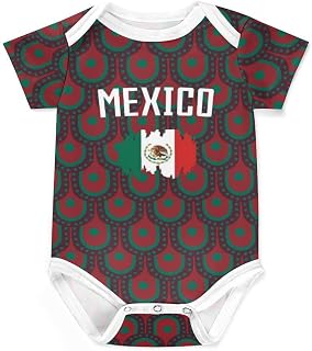 Gkqgzz Soccer Baby Jersey Soccer Romper Outfit for Baby Boys & Girls,2024 Soccer National Team Baby Bodysuit