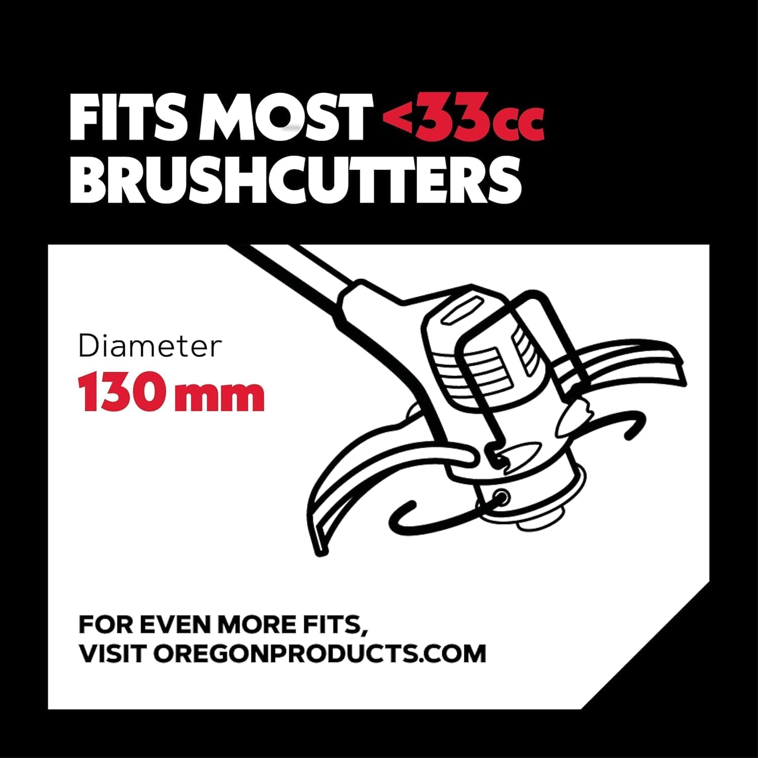 Oregon Lightning Load Pro Tap and Go Bump Feed 130mm Universal Strimmer Head, Trimmer Head for Grass, Weeds & Thick Vegetation, Fits Most Strimmer Models, such as Stihl, Bosch, Ryobi, Worx and More