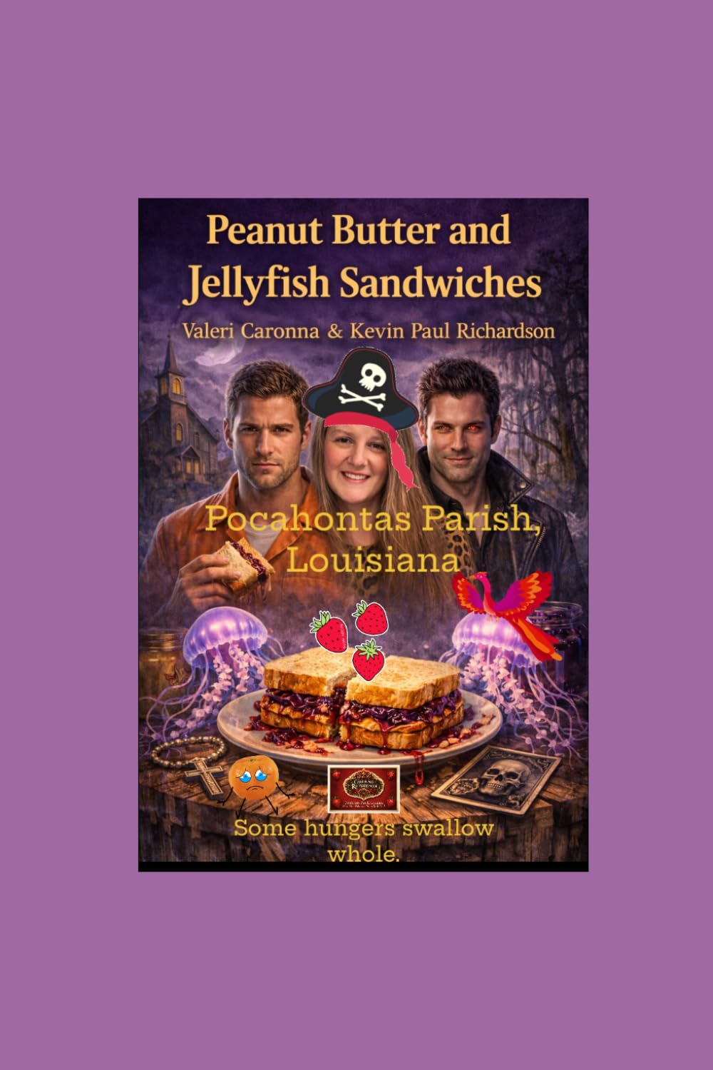 Peanut Butter & Strawberry Jelly Fish Sandwiches: Pocahontas Parish, Louisiana