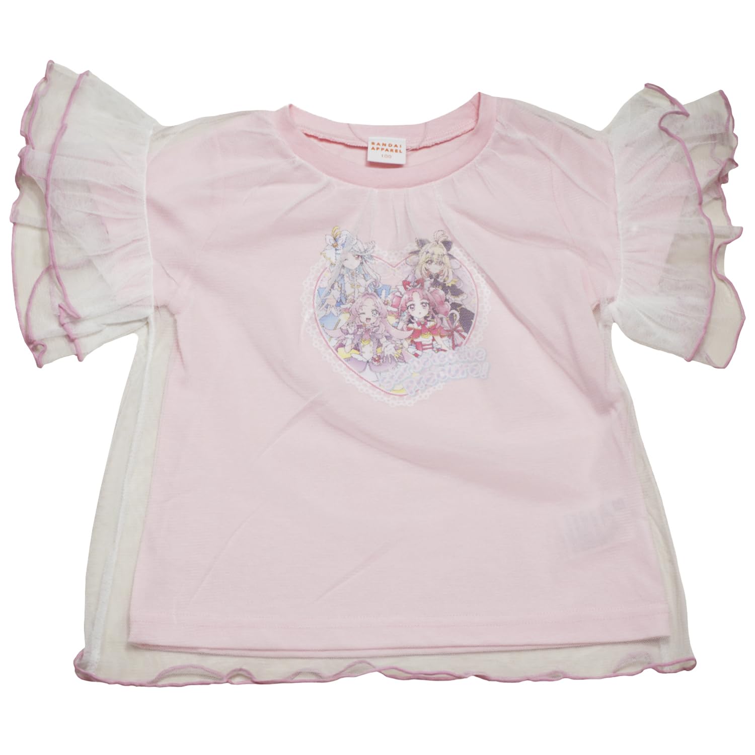 2026年 夏物 名探偵プリキュア めいたんてい 天竺 チュール 半袖Ｔシャツ precure