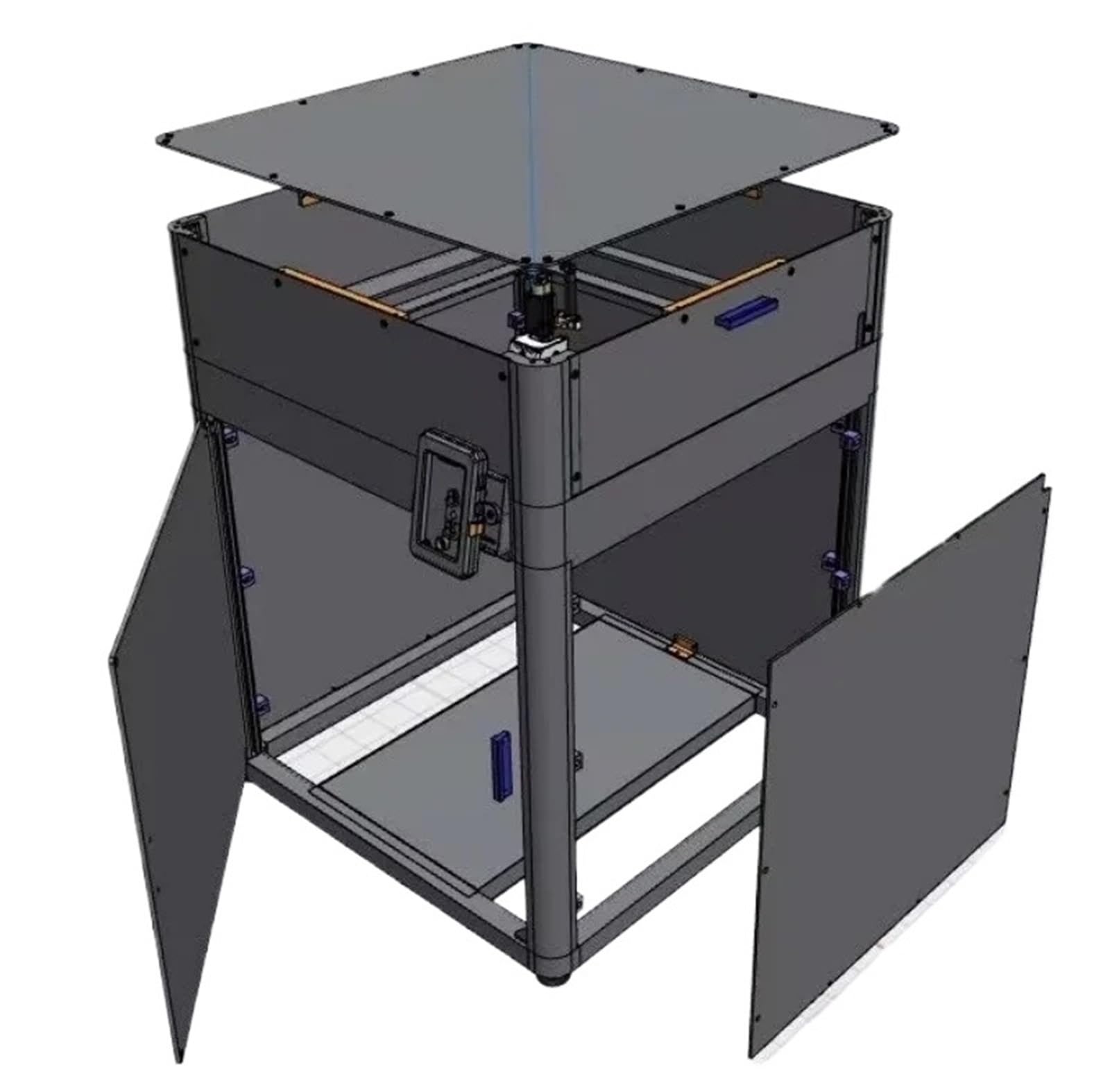 3-mm- und 5-mm-PC-Panel-Gehäuse-Kit for großformatige 3D-Drucker