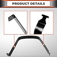 Vista 4 de Nuevas correas para tanque de combustible 26 o 35 galones, juego de dos para camioneta pickup Dodge Ram 1994-2002