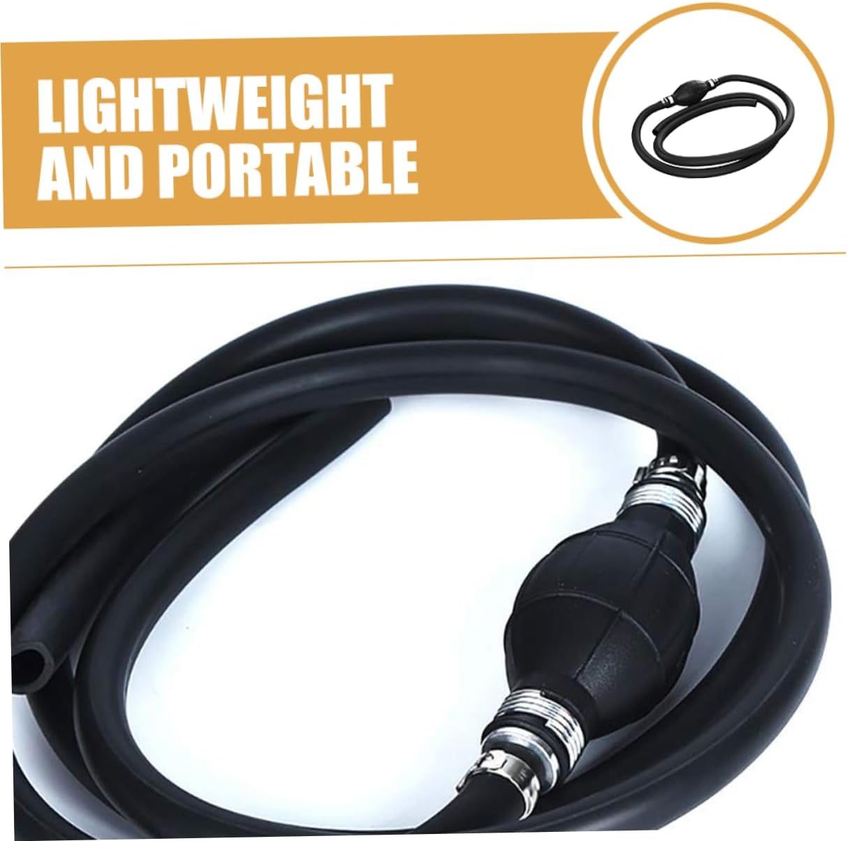 366g Siphon Hand Pump Fuel Transfer for Golf Cart Car Accessories Siphon Pump for Water