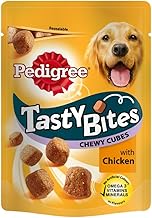 PET-86828 Pedigree Tasty Bites Chewy Cubes with Chicken (130g) 8 Pack