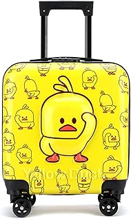 BYBEO Kids 3D Cartoon Rolling Luggage - Child Travel Trolley Bag