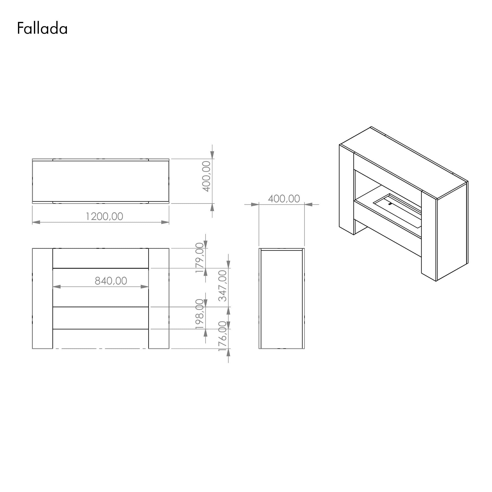 GLOW FIRE Wasserdampf Kamin FALLADA (Standkamin) - Elektrokamin mit realistischen LED 3D-Flammen, Knistereffekt & Fernbedienung, 120x90x40 cm - Opti-Myst 600 Elektro Kamin mit Holz-Deko, Schwarz