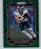 2022 Panini Prizm Prizm Green #238 Dallas Goedert Philadelphia Eagles NFL Football Trading Card