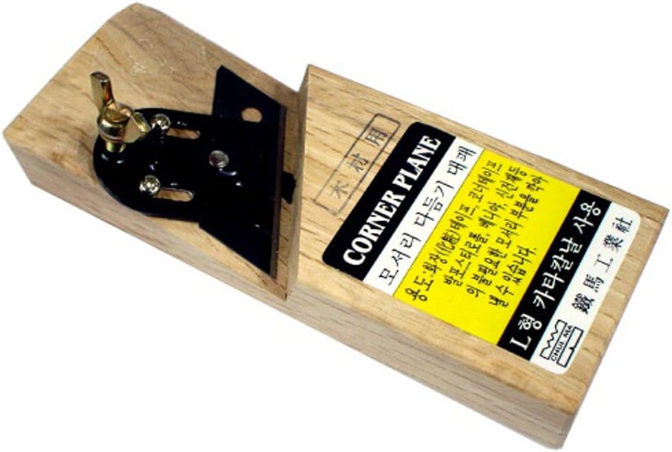 Japanese Style L Shape Corner Plane Wood Block Carpenter Tool for Trimming edge Angled corners