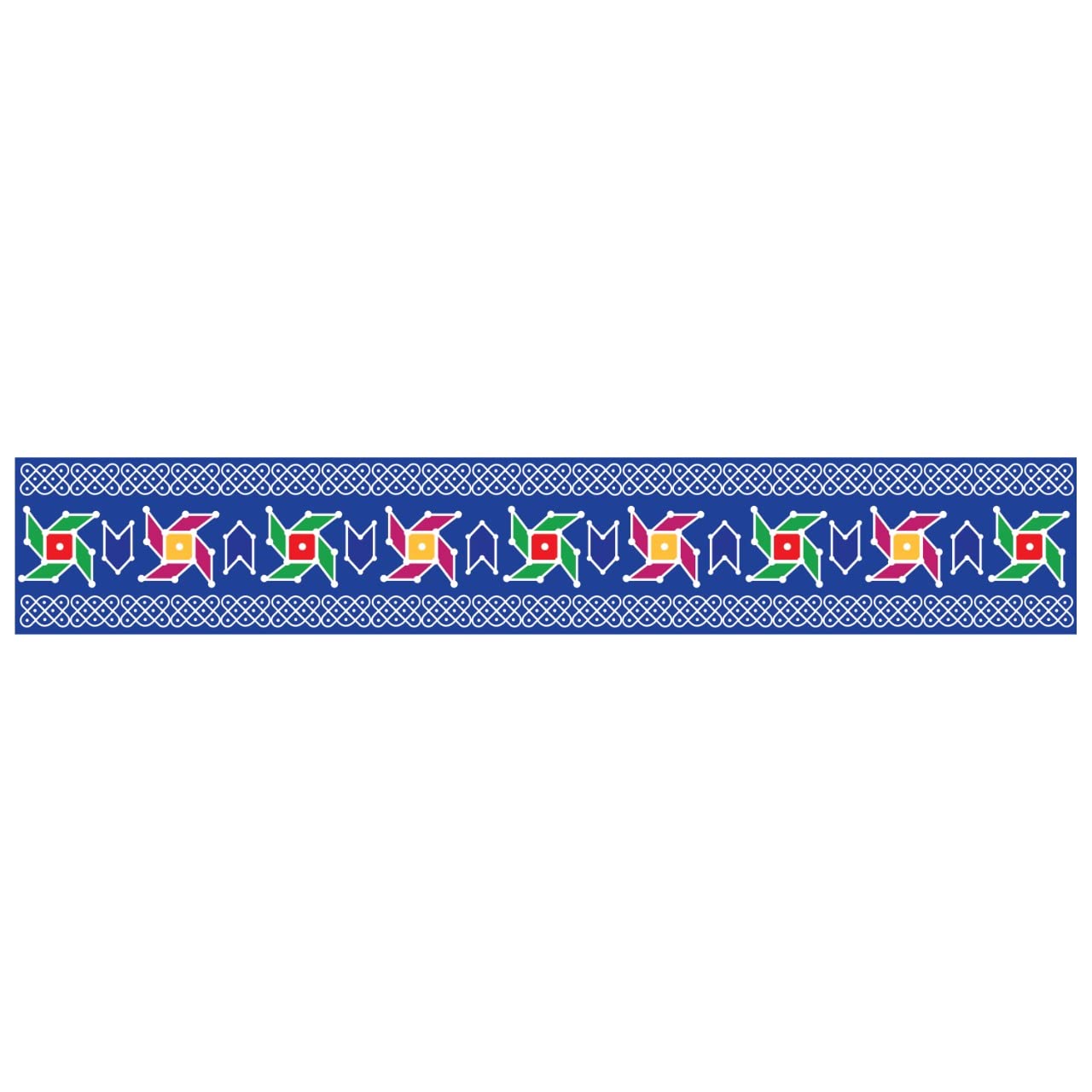 Diwali Rangoli Stickers - Traditional Kolam Decor -14