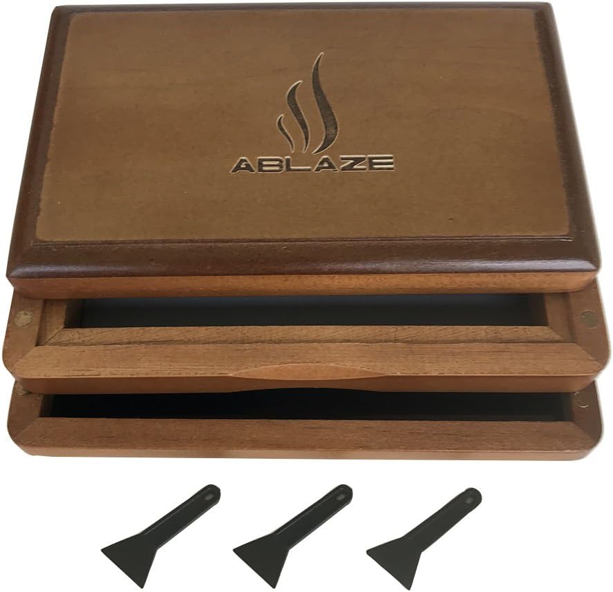 ABLAZE 3x5 Solid Top Pollen Sifter Screen Box in Walnut With Sc (Walnut)