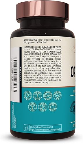 Miniatura 3 de Live Conscious Vitaminas para los ojos Select AREDS 2 Ingredientes con vitamina E, luteína y astaxantina - OptiWell Suplemento para la salud ocular