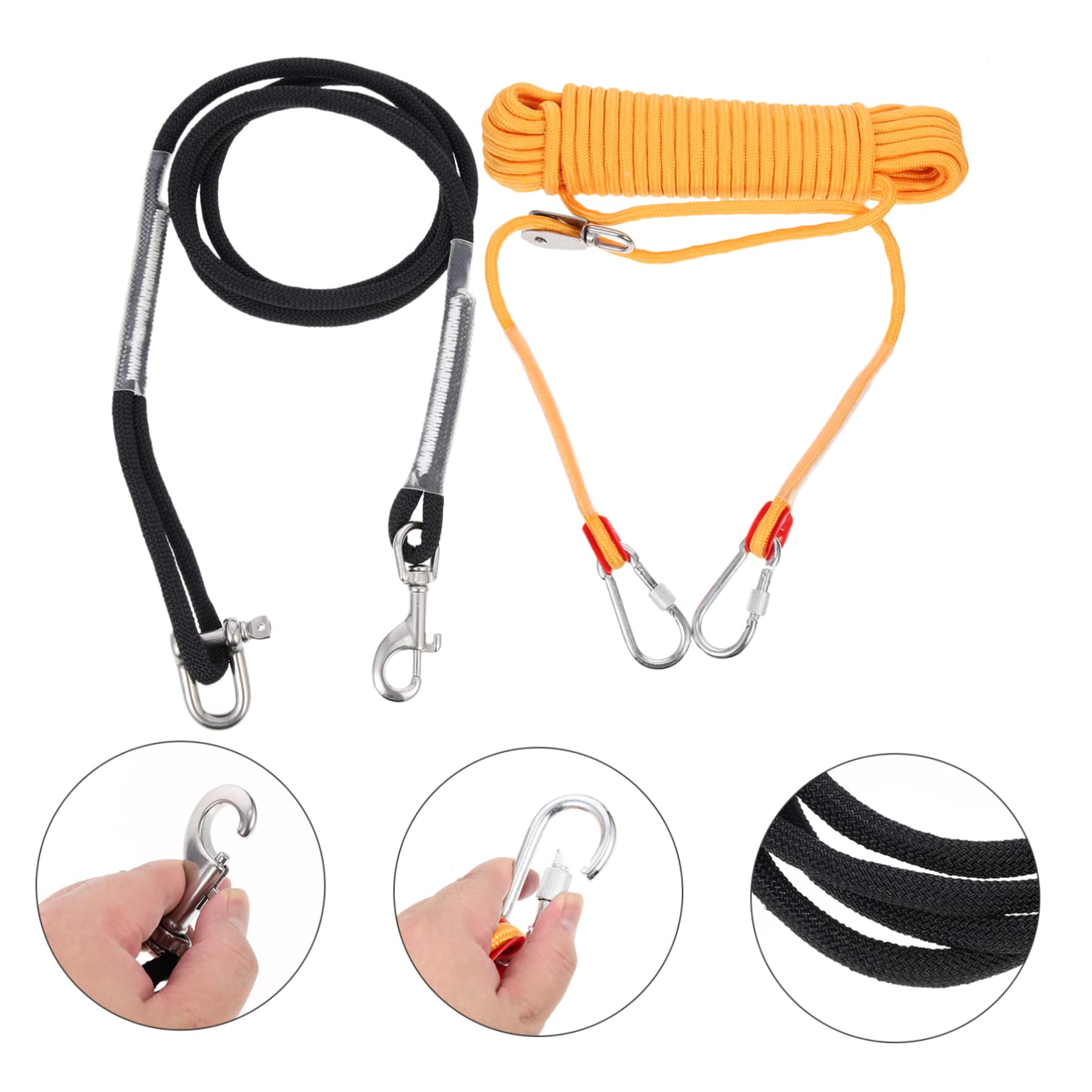 Toyvian Cables para Acampar Perros De Nylon Cadena De Amarre para Perros para Camping Al Aire Accesorio para Pasear Cachorros