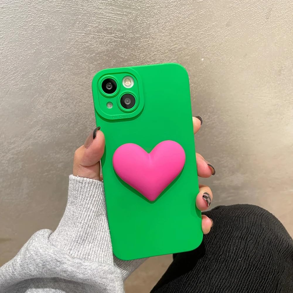 Coque silicone iPhone 13 Pro Max antichoc vert mat mignon et durable