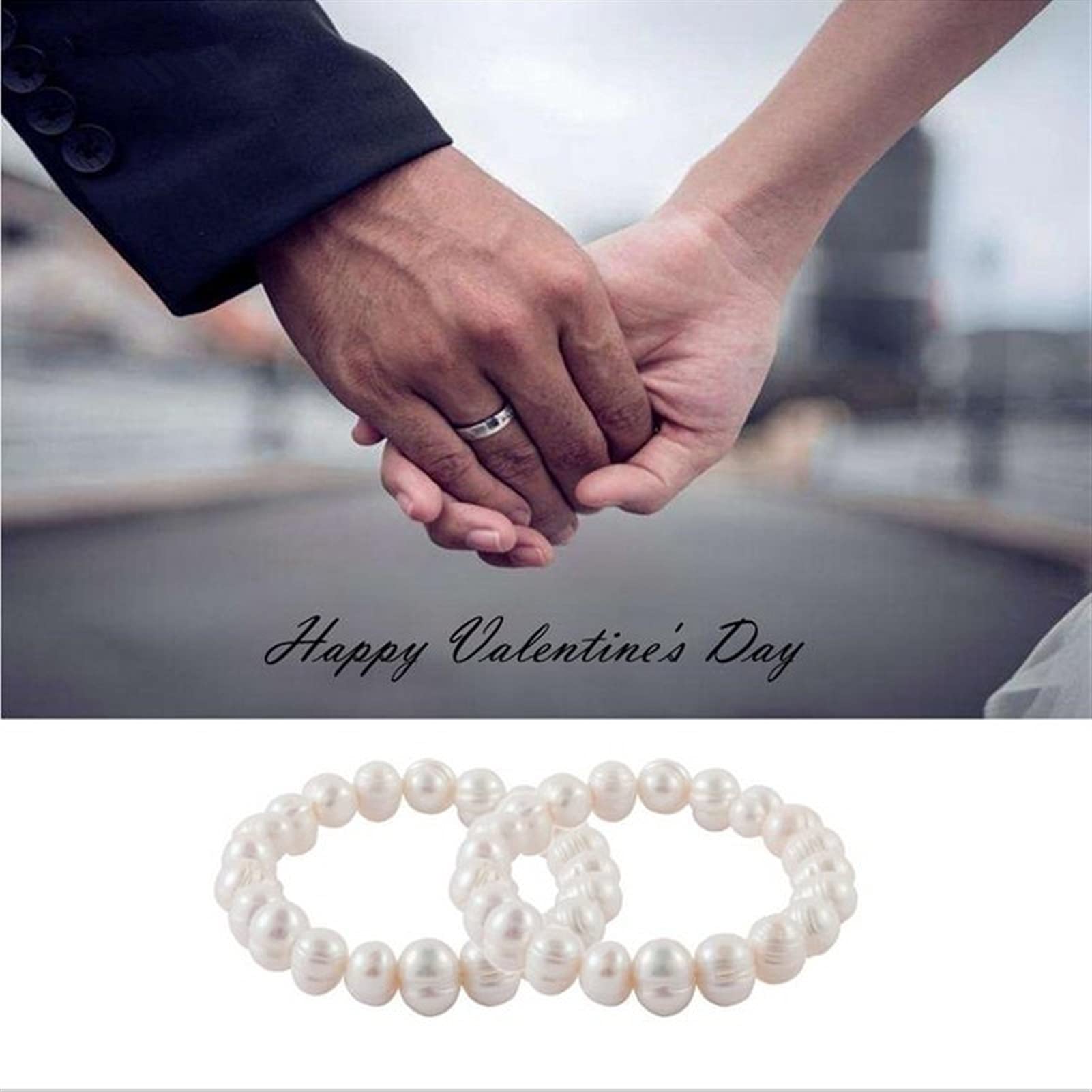 Pulsera de Piedra Natural Pulsera de Perlas de Concha de 8 mm Tricolor Perla Natural de Agua Dulce Encanto Brazalete elástico Mujeres Joyería Fina Fiesta Aniversario Boda Regalo Pulsera Joyería