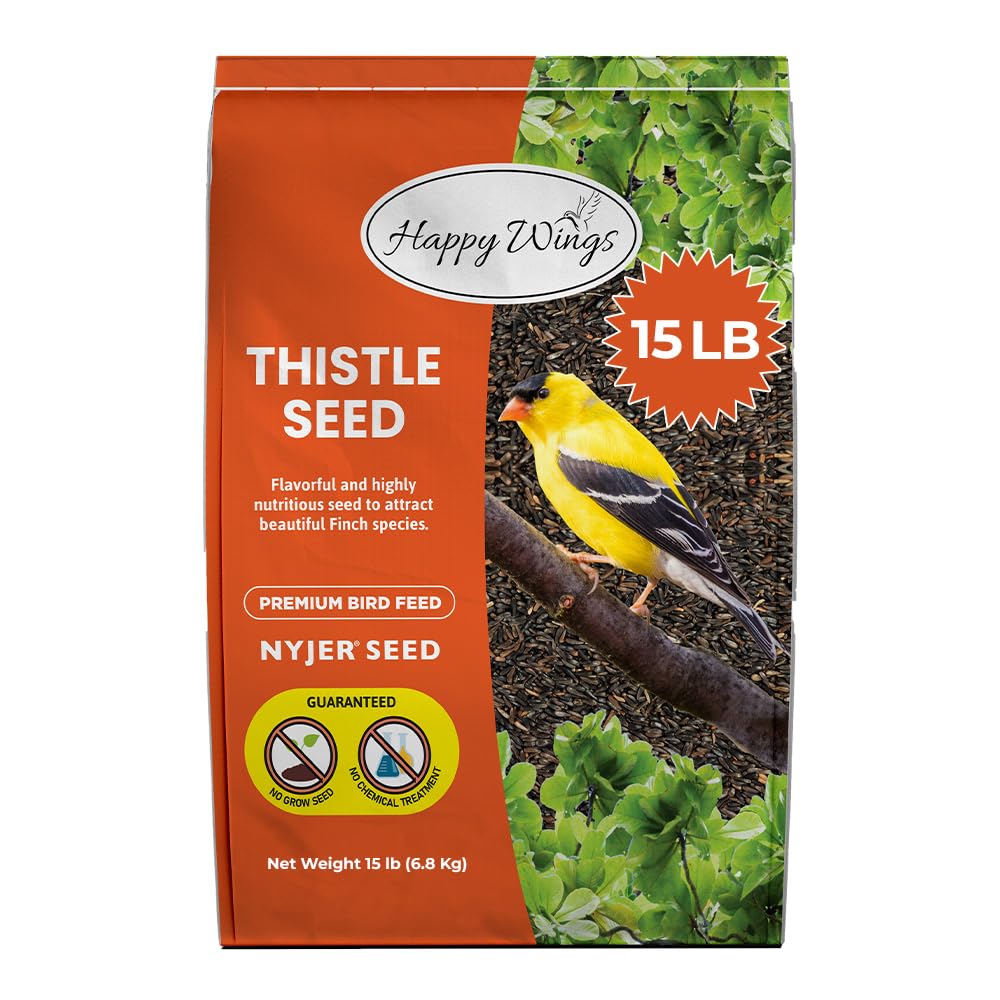 Happy Wings Nyjer Thistle Seeds 15 lbs