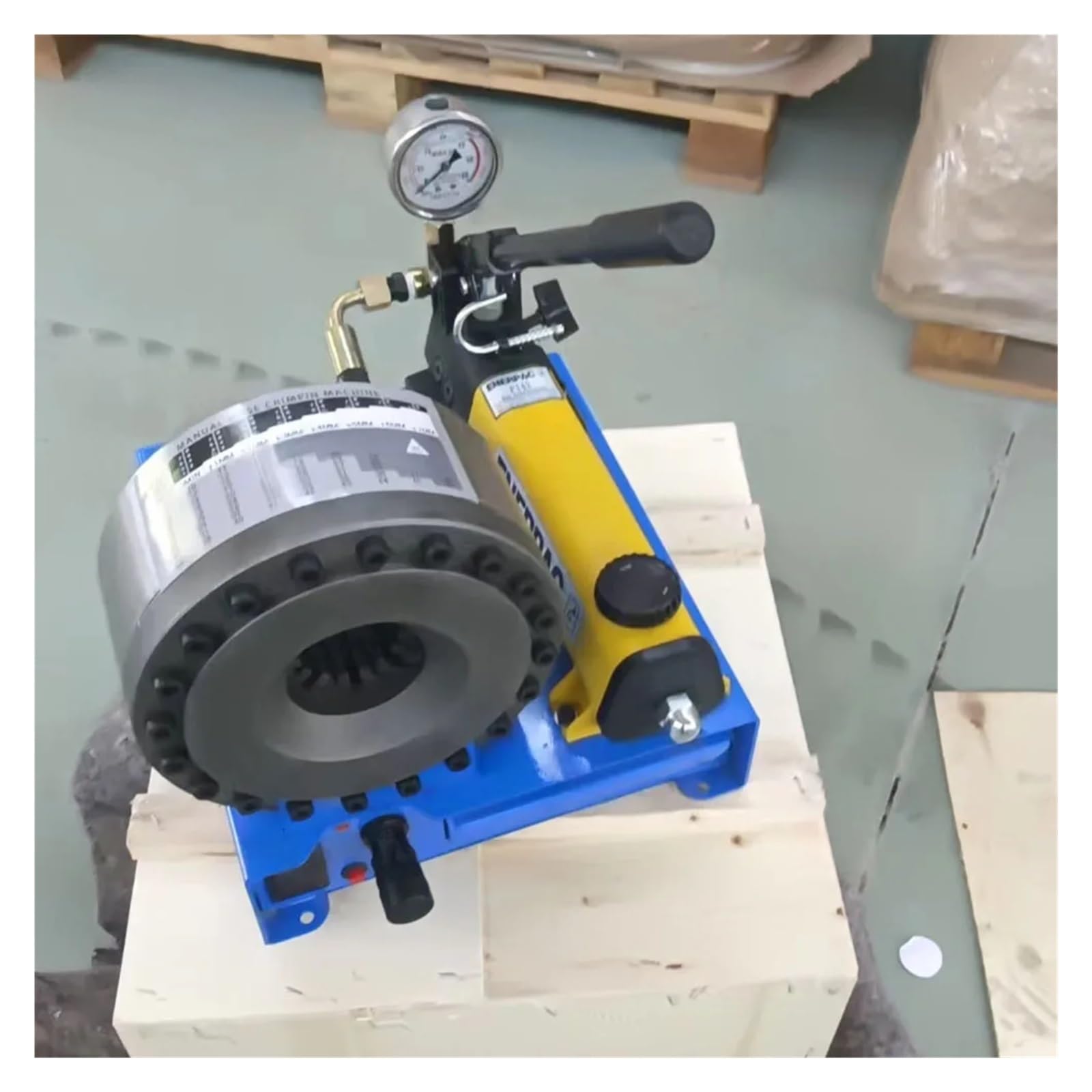 Prasa hydrauliczna ręczna 10-31 mm do rur olejowych wysokociśnieniowych, żeliwnych, przeciwwybuchowych, zaciskarek hamulcowych Do użytku DIY