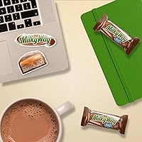 Vista 4 de Yummy Chew Milky Way Barras de caramelo de chocolate, barras de caramelo de la Vía Láctea de tamaño divertido, barras de chocolate a granel