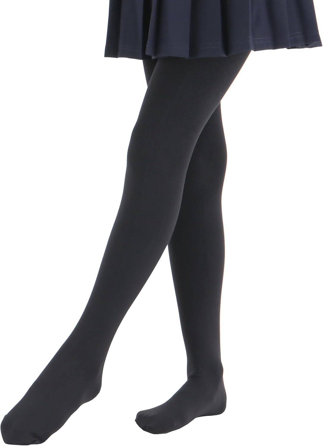 Girls Colorful Fleece Lined Tights Kids Warm Thermal Tights - Image 3