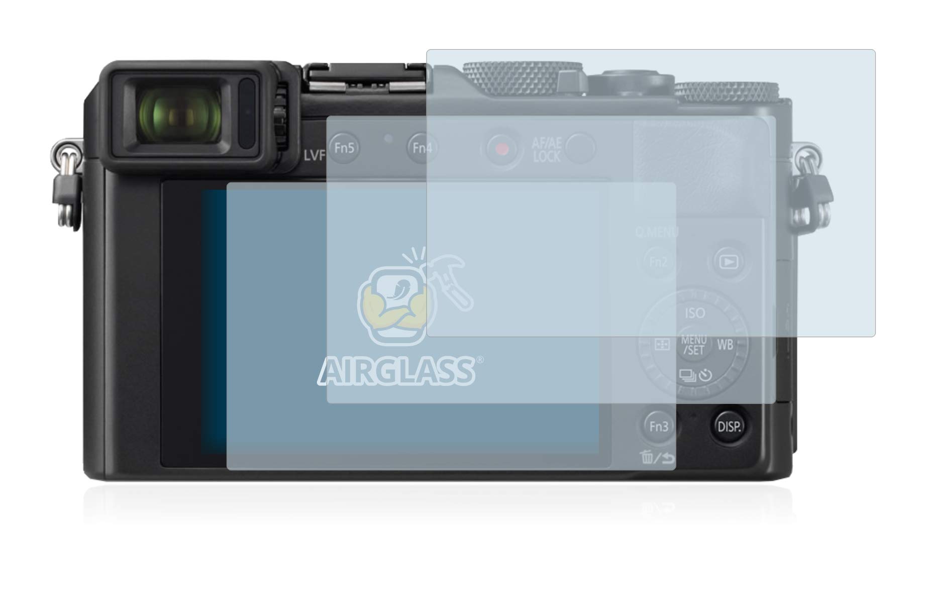 BROTECT Panzerglas Für Panasonic Lumix DMC-LX100 – 3 Stück, 9H Härte, Made In Germany