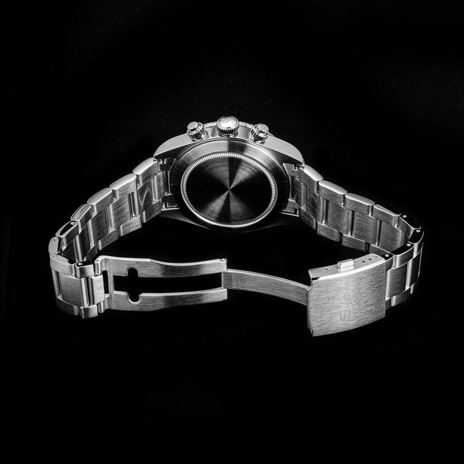 Sugess BB Chrono S457.T Domed Sapphire Crystal Glass 100m Mens Sport Mechanical ST1907 Movement Watch