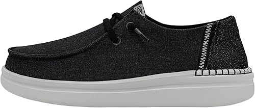 Hey Dude Wendy Rise Peacock - Mocasines con cordones, para mujer, cómodos y ligeros