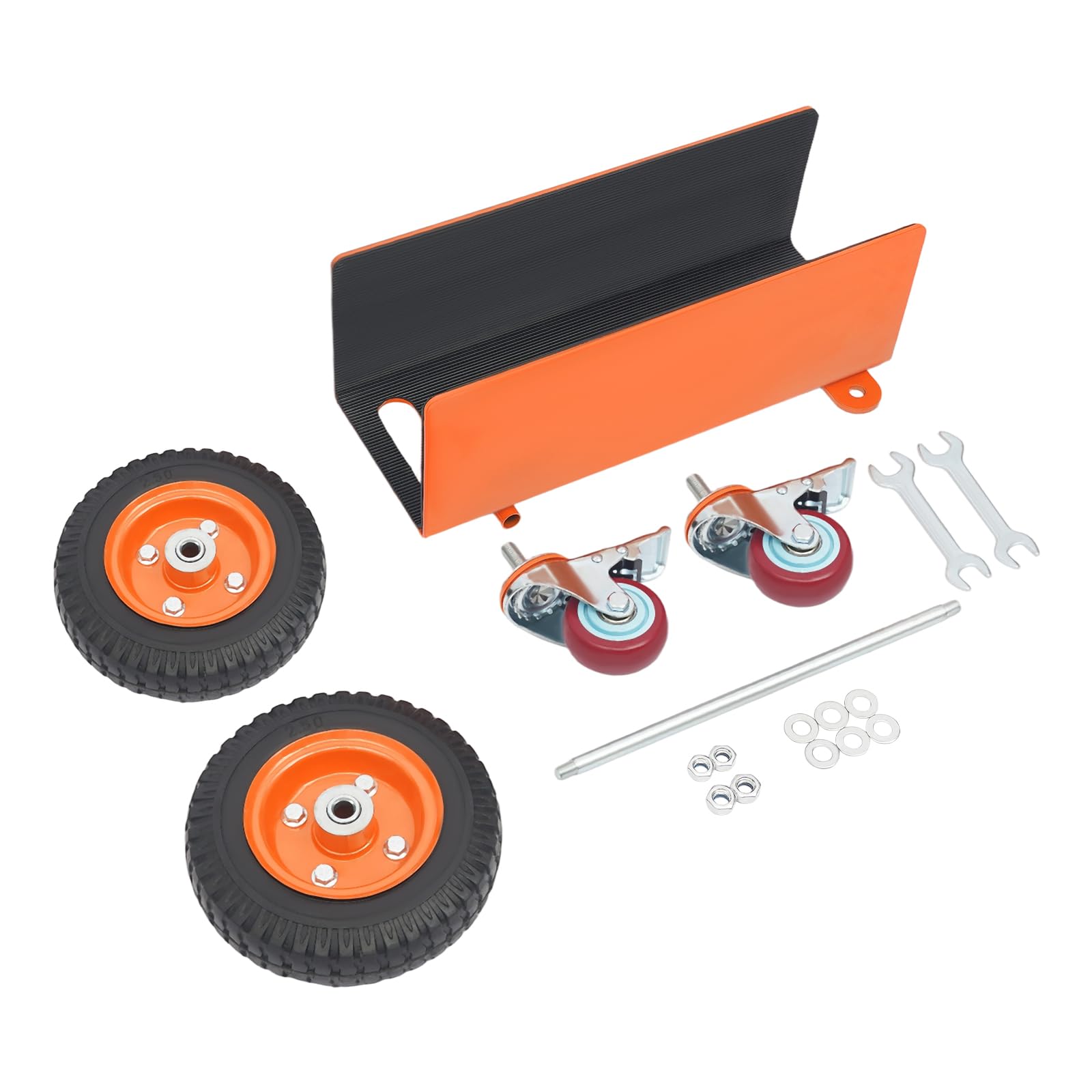 Plattenkarren 300 kg Tragkraft, Paneelwagen mit 4 Räder, Plattentransportwagen für Marmor, Holzplatten, Türen, Fenster