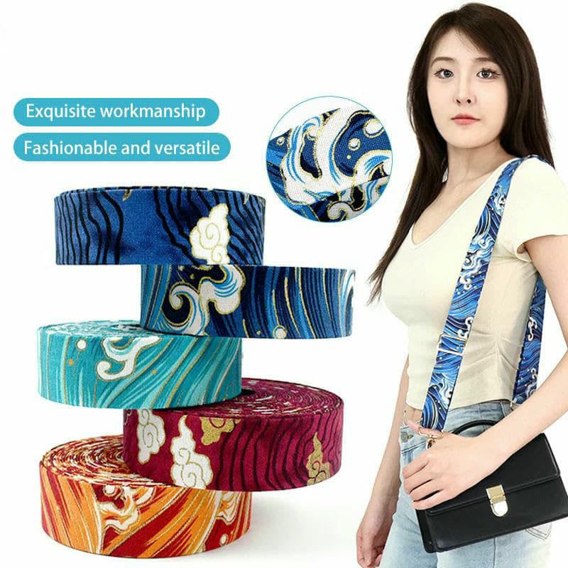 5/10 Yards 10–40 mm Jacquard-Bandbänder Bedruckte Bänder Kleidung Gürtel Rucksack Dekorativer Gurt DIY Nähzubehör-RD804-2-40 mm-10 Yards