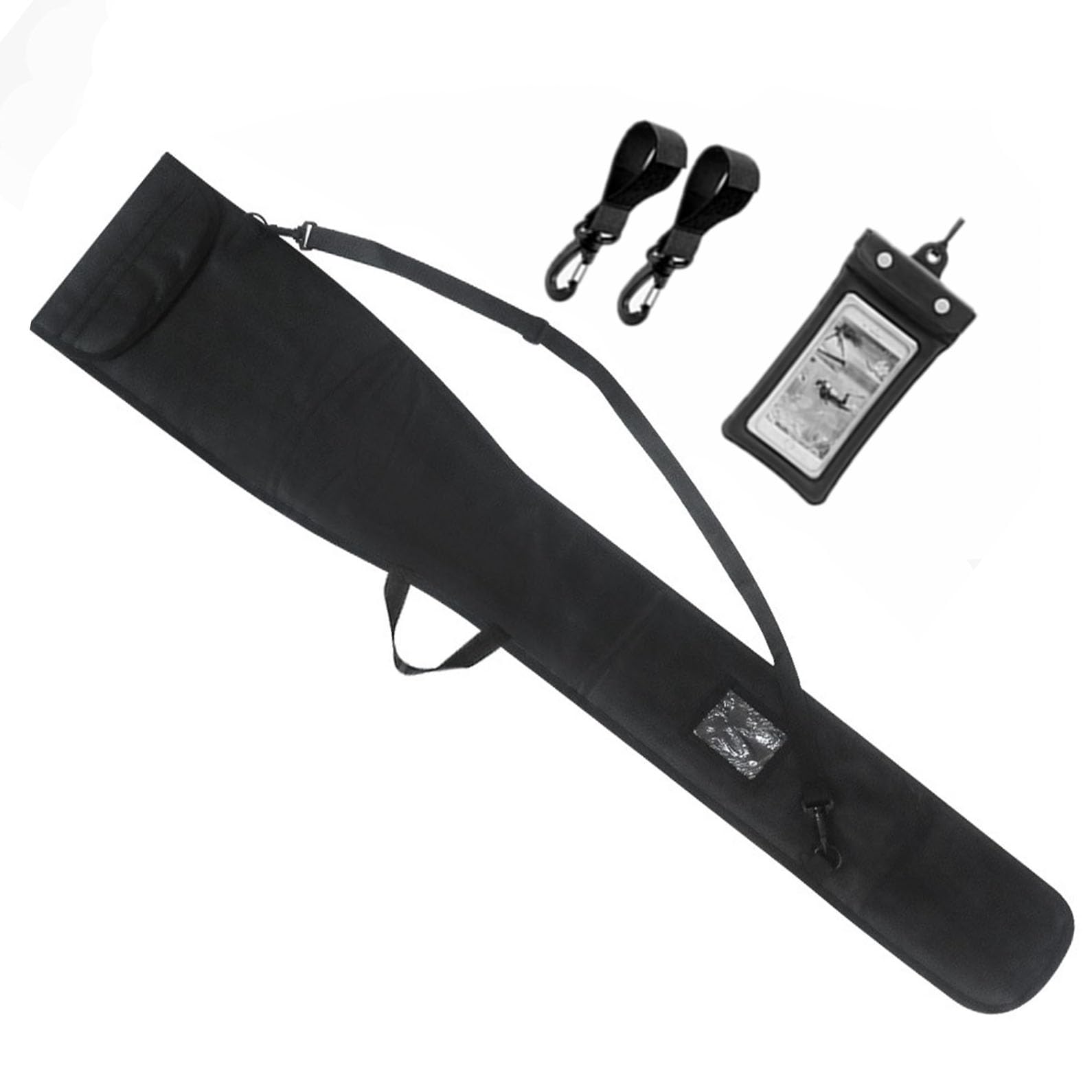 M Jiuyunmu Kayak paddle bag，Paddle board accessories,Kayak paddle clip,Kayak bag,Sup accessories,Adjustable Kayaking Paddle Transportation and Storage Bag for Paddles Kayak Paddle Bag