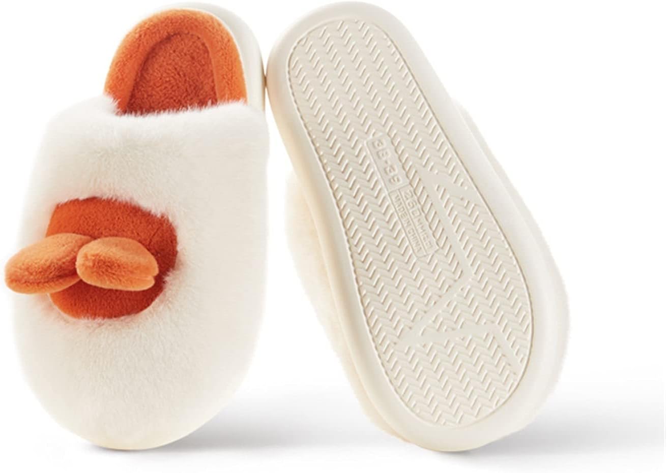 Men's slippers Women Home Slippers Thick-Soled Shoes Non-Slip Indoor Plus Velvet Warm And Breathable Couple Cotton Slippers Female Women's slippers