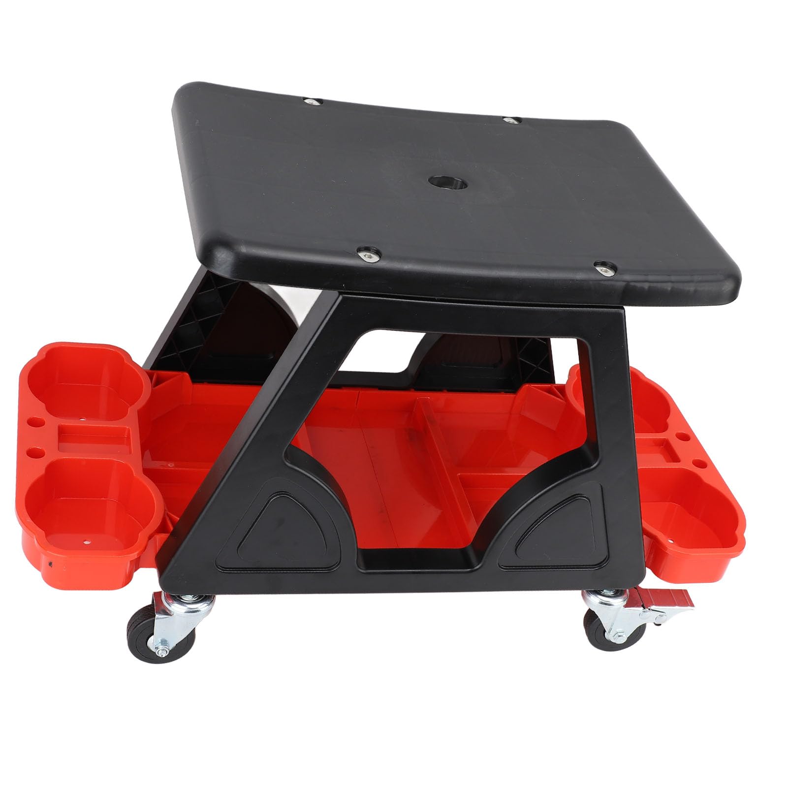 KIMISS Taburete Mecánico Versátil, Cómodo Asiento Mecánico Rodante de Garaje para Decoración de Lavado de Coches, Reparación de Automóviles, Taburete de Taller