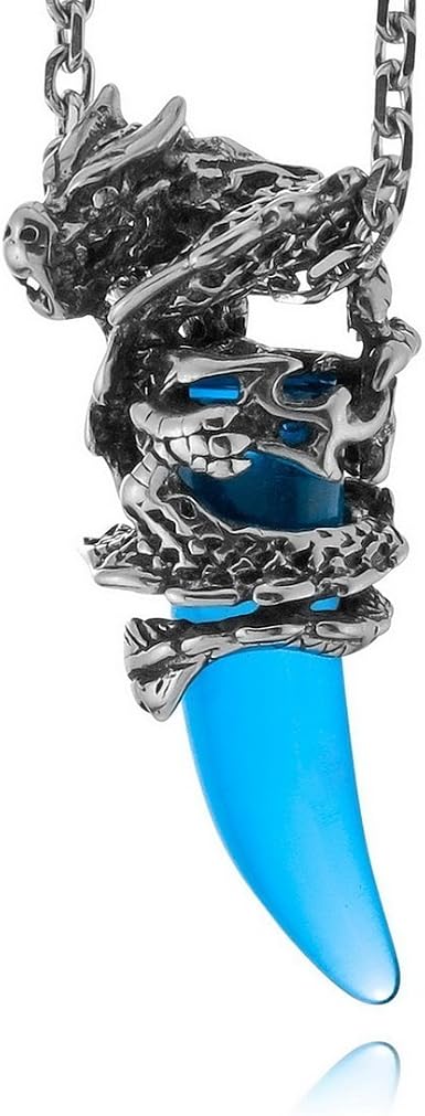 XAHH Jewelry Men's Stainless Steel Blue 