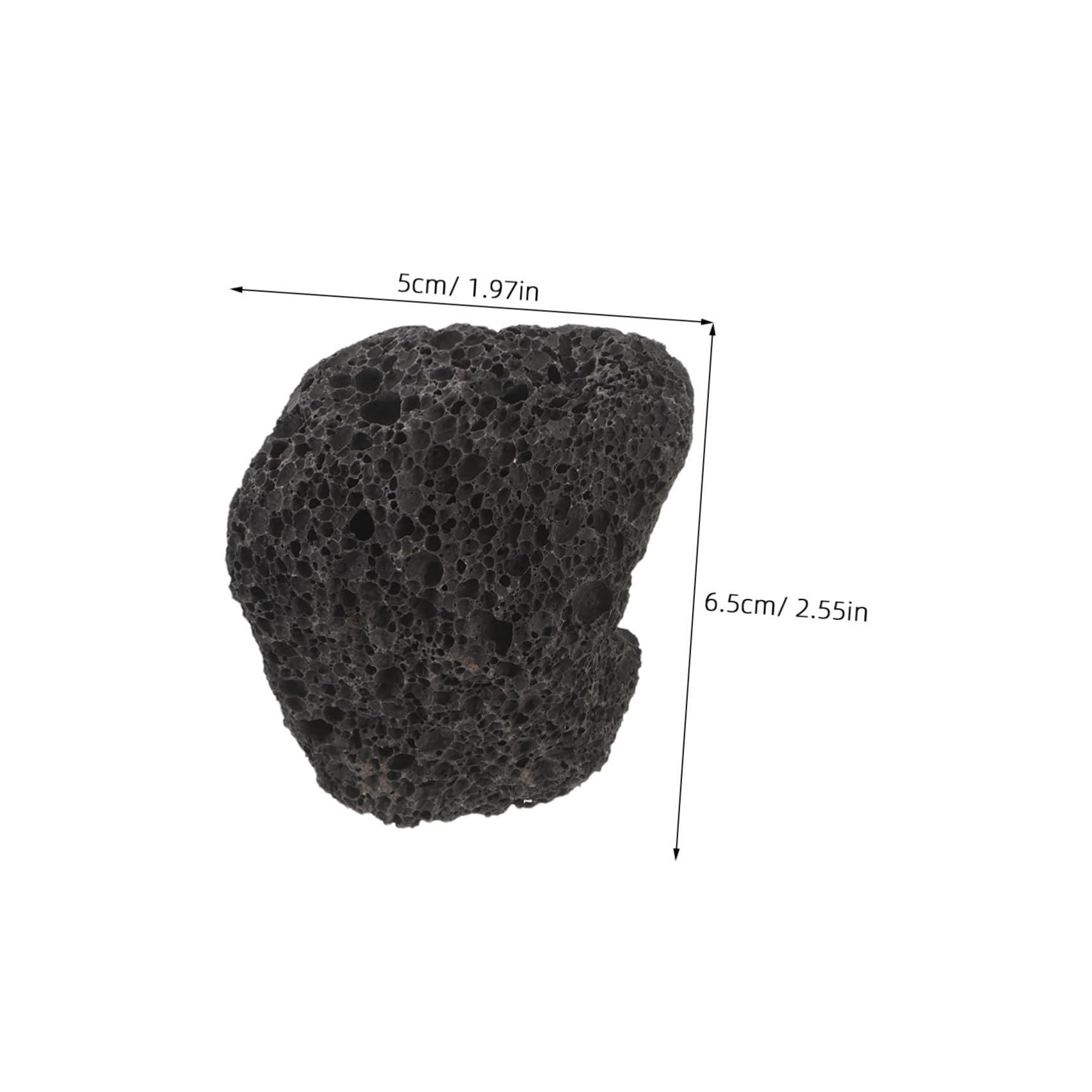Sosoport Diffusore Pezzi Lavica in Essenziali Pietra Oli di 4 Nera | Dimensione 5-8cm, Forma Naturale, Decorazione Contemporanea, Uso in Camera da Letto e Ambienti Spa